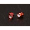 20pc 12x1.5 Spline Red Lug Nuts w/ Key (Cone Seat) Short Open End Locking #3 small image