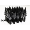 Z RACING 28mm Black SPIKE LUG BOLTS 12X1.5MM FOR BMW 3-SERIES Cone Seat #1 small image