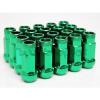 Z GREEN STEEL 48MM LUG NUTS OPEN EXTENDED 12X1.25MM 20PCS KEY FOR NISSAN #1 small image