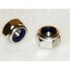 Qty 50 M8 304 A2 Stainless Steel Hex Nyloc Nut 8mm Nylon Insert Lock Nuts #1 small image