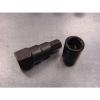 12x1.5 Steel Lug Nuts 20pc Set Lock Key Black Tuner Lugs Universal Tapered Cone #5 small image