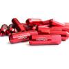 16PC CZRracing RED EXTENDED SLIM TUNER LUG NUTS LUGS WHEELS/RIMS FOR MITSUBISHI #1 small image