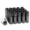 FOR DTS STS DEVILLE 20PCS M12 X 1.5 LUG WHEEL ACORN TUNER LOCK NUTS BLACK #1 small image