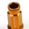 20pcs M12x1.5 Anodized 50mm Tuner Wheel Rim Locking Acorn Lug Nuts+Key Orange #3 small image