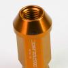 20pcs M12x1.5 Anodized 50mm Tuner Wheel Rim Locking Acorn Lug Nuts+Key Orange #4 small image