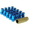 AUTHENTIC MUTEKI SR35 LUG NUTS SET Blue 12X1.25  LOCKS CLOSE END 35MM TUNER 20 #1 small image