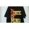 Adapt Clothing &#034;State Of Mind&#034; Large Black Short Sleeve T-Shirt 100% Cotton #2 small image