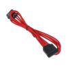 BitFenix 45cm Molex to SATA Adapter - Sleeved Red/Black #2 small image