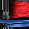 BitFenix 45cm Molex to SATA Adapter - Sleeved Red/Black #4 small image