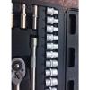 40pc Ratchet Socket Wrench Kit Set Hex Bit Driver Bar Sleeve Tool, Bits,adapter