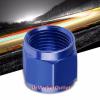 Blue Aluminum Female Tube/Line Sleeve Nut Flare Oil/Fuel 8AN Fitting Adapter #1 small image