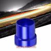 Blue Aluminum Male Hard Steel Tubing Sleeve Oil/Fuel 4AN AN-4 Fitting Adapter