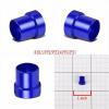 Blue Aluminum Male Hard Steel Tubing Sleeve Oil/Fuel 4AN AN-4 Fitting Adapter