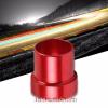 Red Aluminum Male Hard Steel Tubing Sleeve Oil/Fuel 4AN AN-4 Fitting Adapter #1 small image