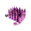 Z RACING PURPLE SPIKE LUG NUTS 12X1.5MM STEEL OPEN EXTENDED KEY TUNER #1 small image