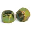 Nylon Lock Nuts Yellow Zinc Grade C - 1/2&#034;-20 UNF - Qty-25 #1 small image