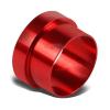 RED 16-AN AN16 TUBE SLEEVE FLARE FITTING ADAPTER FOR ALUMINUM/STEEL HARD LINE