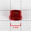 RED 16-AN AN16 TUBE SLEEVE FLARE FITTING ADAPTER FOR ALUMINUM/STEEL HARD LINE