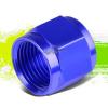 BLUE 3-AN 3/16&#034; TUBE SLEEVE NUT FITTING ADAPTER FOR ALUMINUM/STEEL TUBING LINE