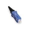 Leviton 49884-SSC SC Simplex Adapter w/ Zirconia Ceramic Sleeve - Blue