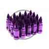 Z RACING BULLET PURPLE STEEL LUG NUTS 12X1.5MM EXTENDED KEY TUNER CLOSED #1 small image