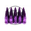 Z RACING BULLET PURPLE STEEL LUG NUTS 12X1.5MM EXTENDED KEY TUNER CLOSED #2 small image