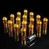 NRG ANODIZED ALUMINUM OPEN END TUNER LUG NUTS LOCK M12x1.5 ROSE GOLD 16 PC+KEY #1 small image