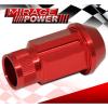 FOR NISSAN M12x1.25 LOCKING LUG NUTS WHEELS ALUMINUM 20 PIECES SET RED #4 small image