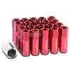 FOR DTS STS DEVILLE 20PCS M12 X 1.5 LUG WHEEL ACORN TUNER LOCK NUTS RED #1 small image