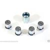OEM NEW 2015 Ford F-150 Mustang Locking Lug Nut and Key Set - Exposed Chrome