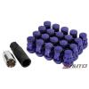 MUTEKI SR35 12x1.5 Rim Wheel Tuner Lug Lock Nut M12 P1.5 C/E Purple w/ key a #1 small image