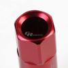 FOR DTS/STS/DEVILLE/CTS 20X RIM EXTENDED ACORN TUNER WHEEL LUG NUTS+LOCK+KEY RED