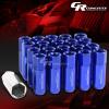 FOR IS250/IS350/GS460 20X RIM EXTENDED ACORN TUNER WHEEL LUG NUTS+LOCK+KEY BLUE #1 small image