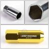 20pcs M12x1.5 Anodized 60mm Tuner Wheel Rim Locking Acorn Lug Nuts+Key Gold #5 small image