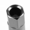20 X M12 X 1.5 EXTENDED ALUMINUM LUG NUT+ADAPTER KEY DTS STS DEVILLE CTS SILVER