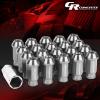 FOR DTS/STS/DEVILLE/CTS 20X ACORN TUNER ALUMINUM WHEEL LUG NUTS+LOCK+KEY SILVER #1 small image