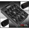 FOR CHEVY M12x1.5 LOCKING KEY LUG NUTS CAR AUTO 60MM EXTENDED ALUMINUM KIT BLACK #2 small image