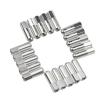 20 White 60MM Tuner Wheel Lug Nuts M12x1.5 Aluminum Extended fits Honda Acura #2 small image