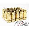 Z RACING GOLD 48MM STEEL OPEN EXTENDED LUG NUTS TUNER SET 20 PCS 12X1.5