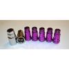 VARRSTOEN V48 OPEN ENDED EXTENDED LUG NUT LOCK SET 12x1.25 PURPLE WITH KEY #1 small image
