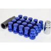 MUTEKI SR35 LUG NUTS STEEL BLUE 12X1.5 16 PCS + 4 LOCKS CLOSE END 35MM TUNER 20 #1 small image