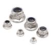M4/M5/M6/M8/M10/M12 A2 Stainless Steel Metric Hex Flange Stop Lock Nut DIN 6926 #3 small image