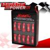 For Hyundai 12Mmx1.5 Locking Lug Nuts Open End Extend Aluminum 20 Piece Set Red #3 small image