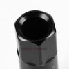 FOR IS260 IS360 GS460 20 PCS M12 X 1.5 ALUMINUM 60MM LUG NUT+ADAPTER KEY BLACK #3 small image