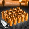FOR IS250 IS350 GS460 20 PCS M12 X 1.5 ALUMINUM 50MM LUG NUT+ADAPTER KEY ORANGE #1 small image