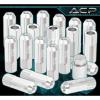 UNIVERSAL M12x1.5 LOCKING LUG NUTS OPEN END EXTEND ALUMINUM 20 PIECE SET SILVER #1 small image