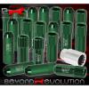FOR CHRYSLER 12x1.5MM LOCK LUG NUTS OPEN END EXTEND ALUMINUM 20 PIECE SET GREEN #1 small image