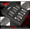 For Toyota 12Mmx1.5Mm Locking Lug Nuts Car Open Extended Aluminum Kit Gunmetal #2 small image