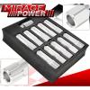 FOR CADILLAC M12x1.5MM LOCKING LUG NUTS 20PC EXTENDED ALUMINUM TUNER SET SILVER