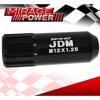 FOR NISSAN 12x1.25 LOCKING LUG NUTS 20 PIECES AUTOX TUNER WHEEL PACKAGE BLACK